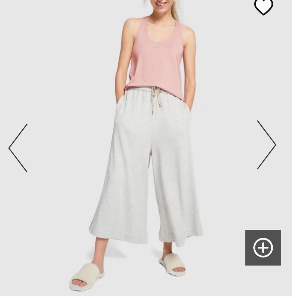 Goop G. SPORT wide leg high rise sweatpants